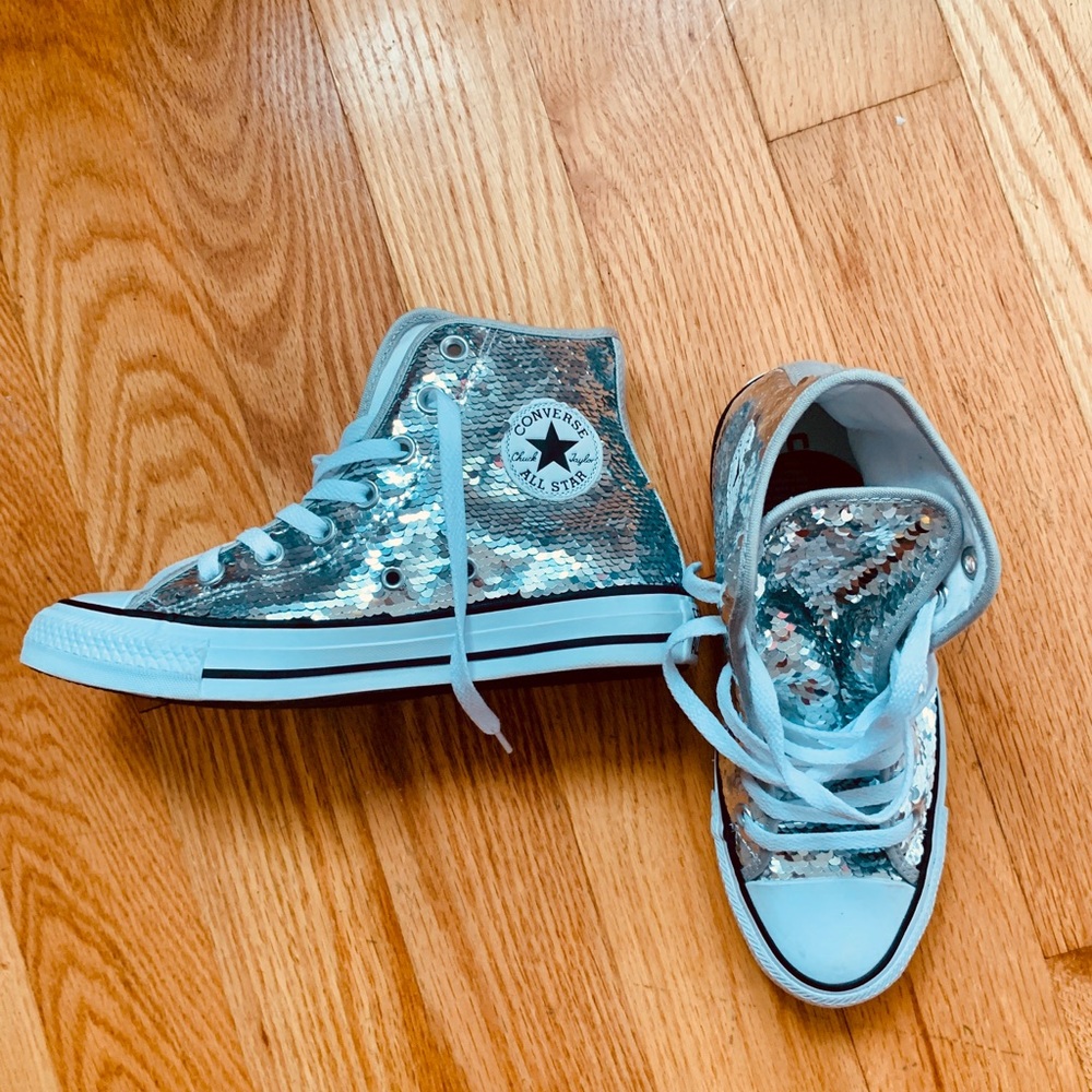 Chuck Taylor All Star Sequin High Top Conv…